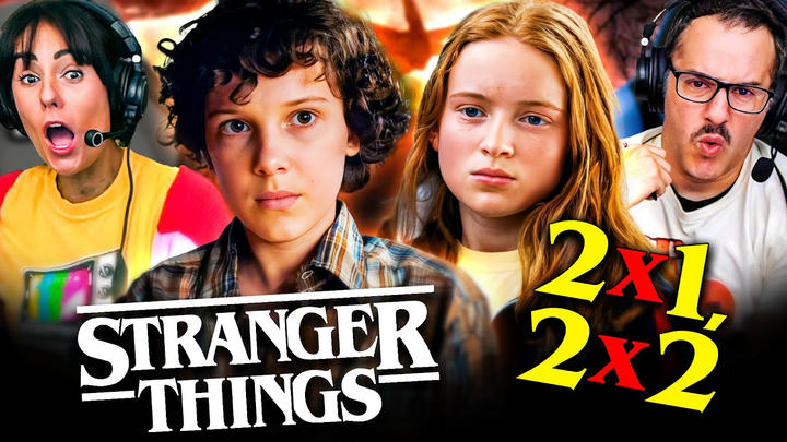 STRANGER THINGS Season 2, Episodes 1 & 2 REACTION!! Netflix | Millie Bobby Brown | Sadie Sink
