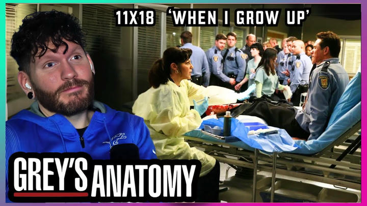 FIRST TIME WATCHING Grey's Anatomy REACTION 11x18 'When I Grow Up'