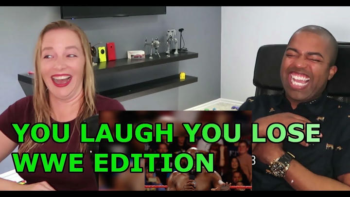 YOU LAUGH YOU LOSE - WWE EDITION (Jane and JV's REACTION 🔥)