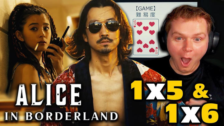 CRAZY CLIFFHANGER! Alice in Borderland Season 1 Episodes 5 and 6 REACTION! | 今際の国のアリス