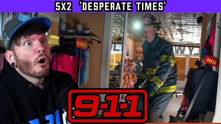 First time watching 9-1-1 5x2 'Desperate Times' REACTION