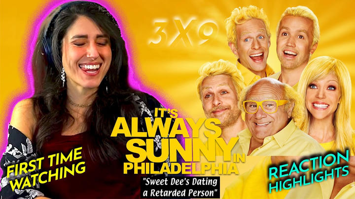 James blushes at IT'S ALWAYS SUNNY IN PHILADELPHIA 3x9 "Sweet Dee's Dating a Retarded Person" (2007)