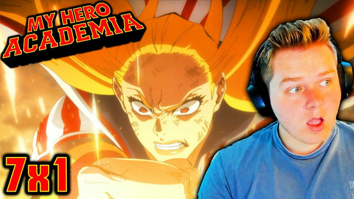NEW ORDER?! MHA 7x1 REACTION! - "In The Nick of Time! A Big-Time Maverick from The West!