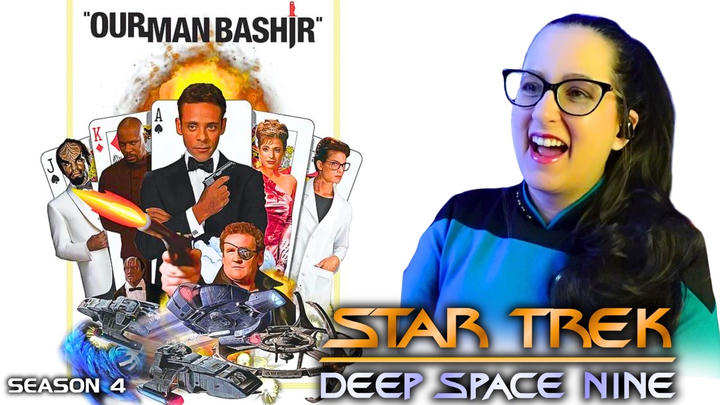 BOND fan watches🖖Star Trek: Deep Space Nine 4x10 Our Man Bashir FIRST TIME WATCHING TV Reaction