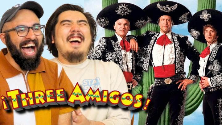 (AD FREE!) Two amigos watch *¡THREE AMIGOS!* (First time watching reaction)