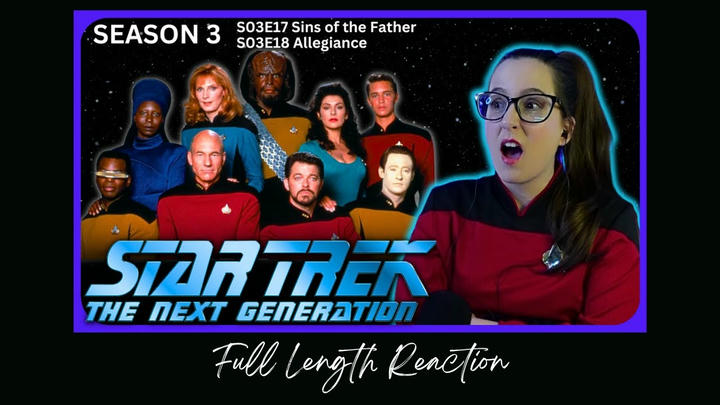 🖖Star Trek TNG S03E17-18 Full Length Reaction
