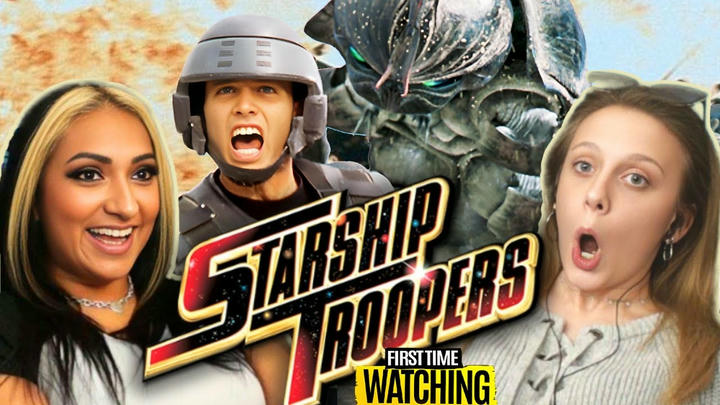 Starship Troopers Reaction (Toy and Abby) YouTube version (no ads)