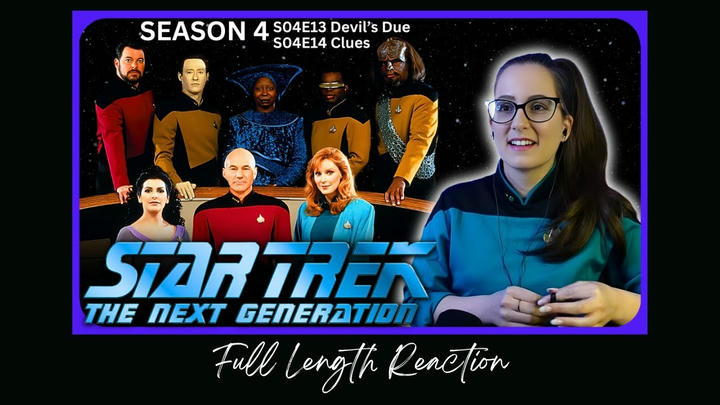 🖖Star Trek TNG S04E13-14 Full Length Reaction