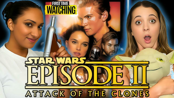 Star Wars Episode II: Attack of the Clones Reaction (Tori and Toy) YouTube version (early access and no ads)