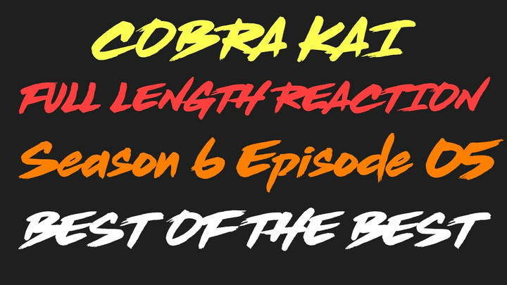 COBRA KAI 6x5 - Full Length Reaction