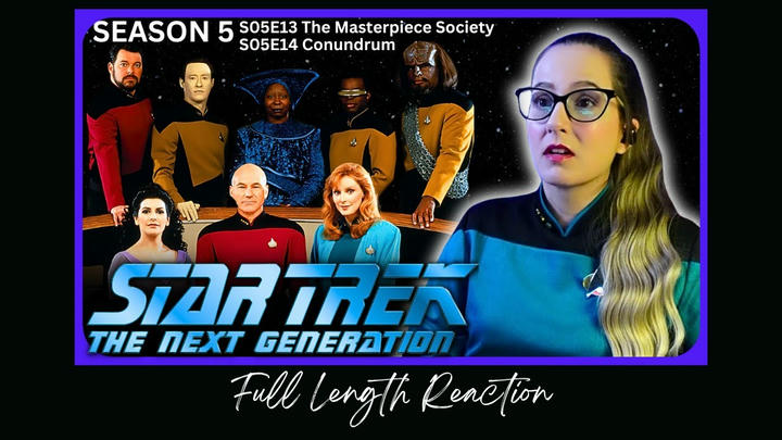 🖖Star Trek TNG S05E13-14 Full Length Reaction