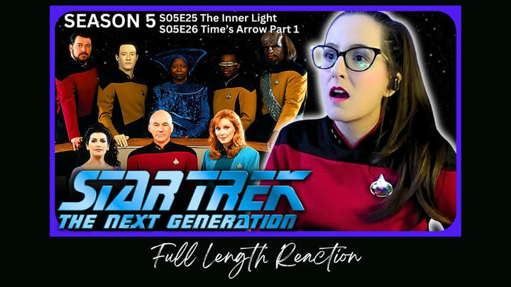 🖖Star Trek TNG S05E25-26 Full Length Reaction