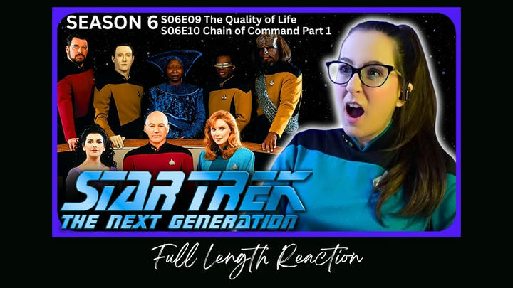🖖Star Trek TNG S06E09-10 Full Length Reaction