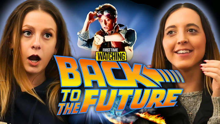 Back to the Future Reaction (Abby and Tori) YouTube version (no ads)