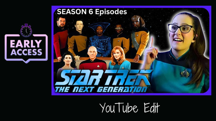 Early Access:🖖Star Trek TNG S06E23 Rightful Heir [YT Edit]
