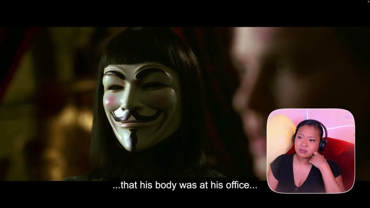V For Vendetta Reaction Highlights