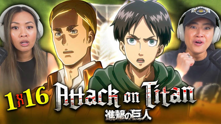 Attack on Titan 1x16 | Full Length Reaction