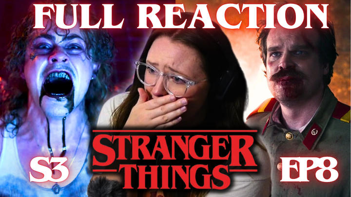 Stranger Things 3x8 FINALE FULL REACTION