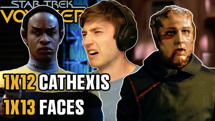 EXTRA EARLY UNCUT - STAR TREK VOYAGER 1X12/1X13 Cathexis + Faces