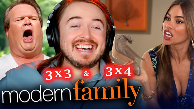 Modern Family 3x3 & 3x4 FULL Reactions