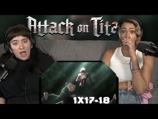 Attack on Titan 1x17&18 'Female Titan' & 'Forest of Giant Trees' | First Time Reaction