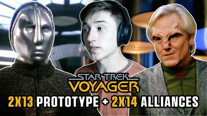 EXTRA EARLY UNCUT - STAR TREK VOYAGER 2X13/2X14 Prototype and Alliances