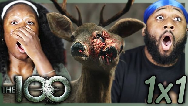 WTF IS THAT!!!?! | WATCHING THE 100 "Pilot" FOR THE FIRST TIME!! | 1x1