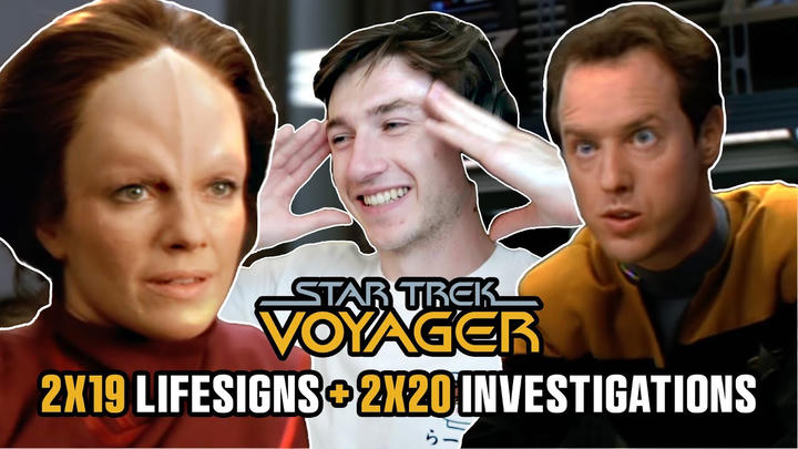 EXTRA EARLY UNCUT - STAR TREK VOYAGER 2X19/2X20 - Lifesigns and Investigations