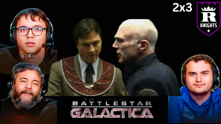 Tigh is UNHINGED and We're Here For It! | Battlestar Galactica 2x03 "Fragged" Reaction Unedited Timed