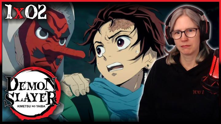 Demon Slayer 1x02 reaction