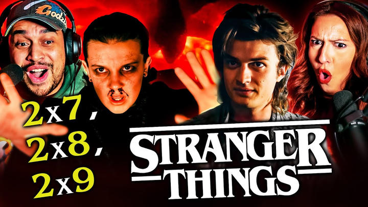 STRANGER THINGS SEASON 2 EPISODES 7, 8 & 9 FULL LENGTH REACTION – WATCH ALONG