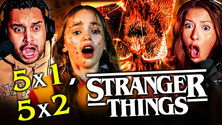 STRANGER THINGS SEASON 5 EPISODES 1 & 2 FULL LENGTH REACTION – WATCH ALONG