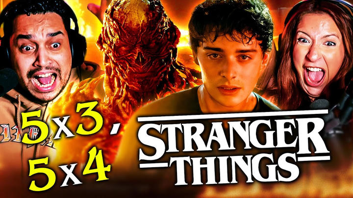 STRANGER THINGS SEASON 5 EPISODES 3 & 4 FULL LENGTH REACTION – WATCH ALONG