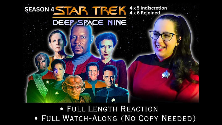 🖖Star Trek DS9 4x5-6 Full Length Reaction + Watch-Along