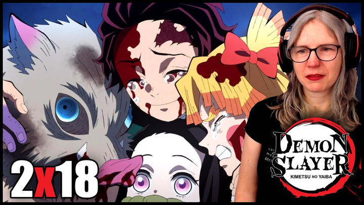 Demon Slayer 2x18 reaction