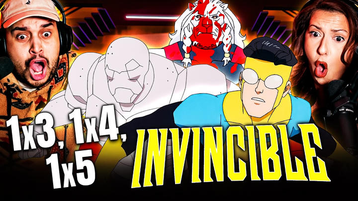 INVINCIBLE SEASON 1 EPISODES 3, 4 & 5 FULL LENGTH REACTION – WATCH ALONG