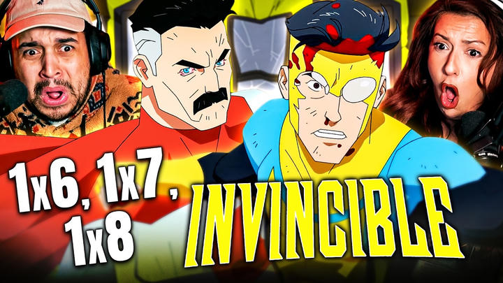 INVINCIBLE SEASON 1 EPISODES 6, 7 & 8 FULL LENGTH REACTION – WATCH ALONG