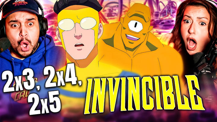 INVINCIBLE SEASON 2 EPISODES 3,4 & 5 FULL LENGTH REACTION – WATCH ALONG