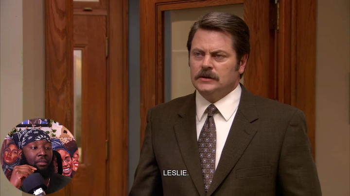 Parks and Recreation 1 x 4-5 | Full-Length Reaction