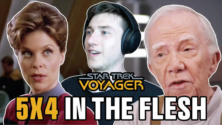 EXTRA EARLY UNCUT - STAR TREK VOYAGER 5X4 - In the Flesh