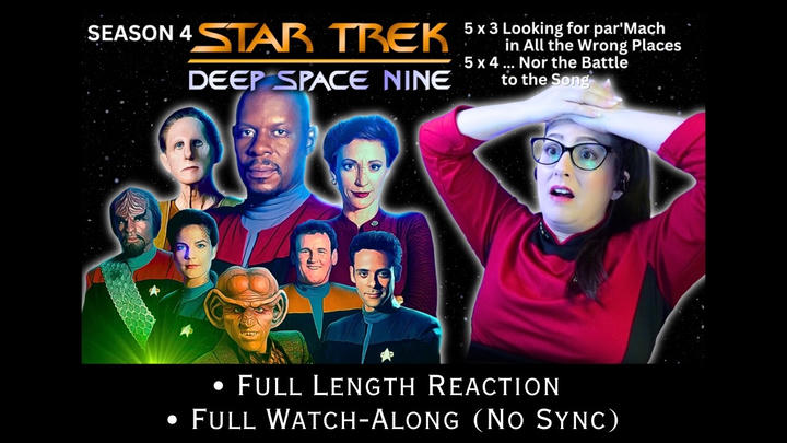🖖Star Trek DS9 5x3-4 Full + Watch-Along