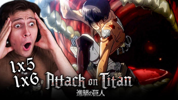 Attack on Titan 1x5 & 1x6 YouTube Reaction!
