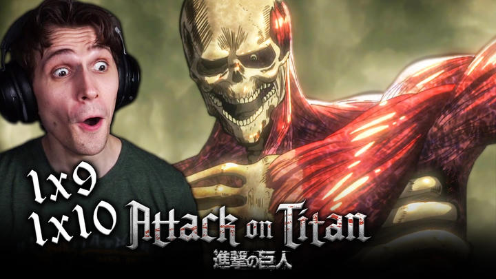 Attack on Titan 1x9 & 1x10 YouTube Reaction!