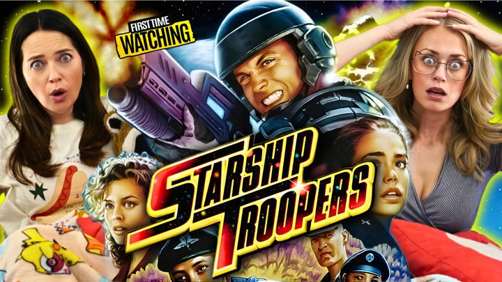Starship Troopers Full Length Reaction (Amy and Gina)