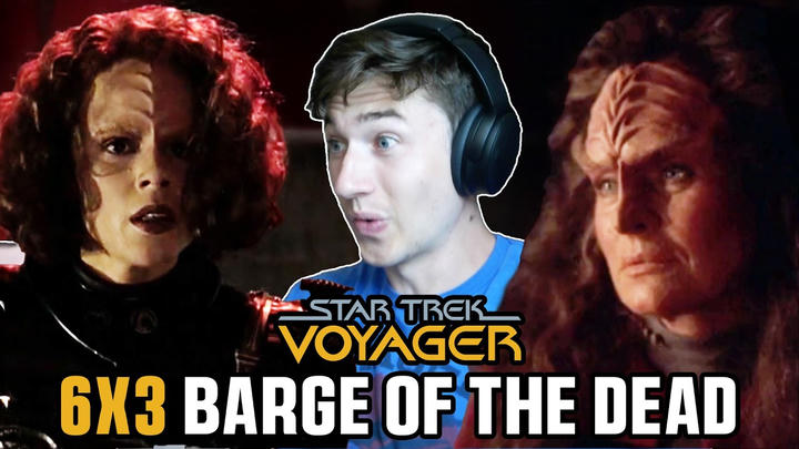 EXTRA EARLY UNCUT - STAR TREK VOYAGER 6X3 - Barge of the Dead