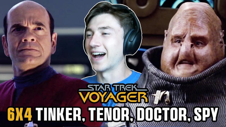 EXTRA EARLY UNCUT - STAR TREK VOYAGER 6X4 - Tinker, Tenor, Doctor, Spy