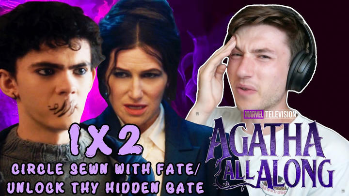 AGATHA ALL ALONG 1x2 - Circle Sewn with Fate/Unlock Thy Hidden Gate- FIRST TIME WATCHING REACTION