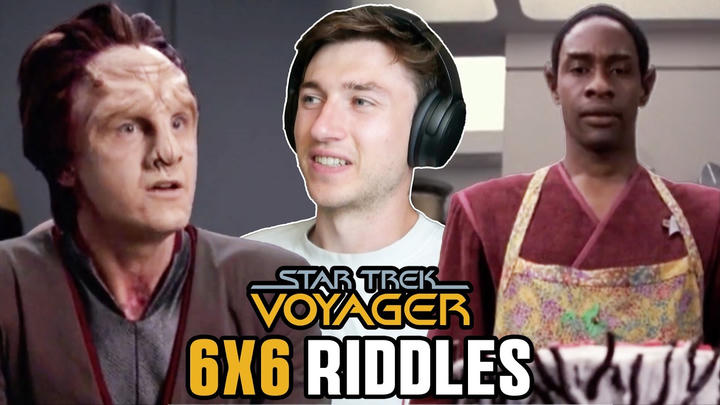 EXTRA EARLY UNCUT - STAR TREK VOYAGER 6X6 - Riddles