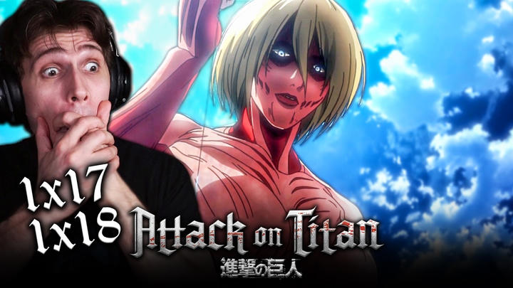 Attack on Titan 1x17 & 1x18 YouTube Reaction!