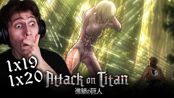Attack on Titan 1x19 & 1x20 YouTube Reaction!